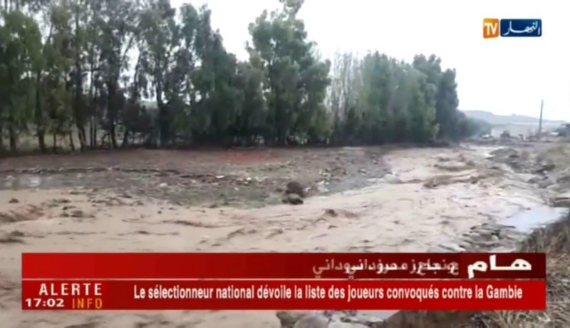 باتنة/ أمطار غزيرة وفيضانات في مختلف مناطق الولاية