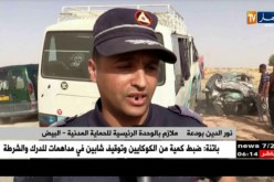 البيض: 19 جريحا في حادث إصطدام حافلة لنقل المسافرين وسيارة بمخرج المدينة