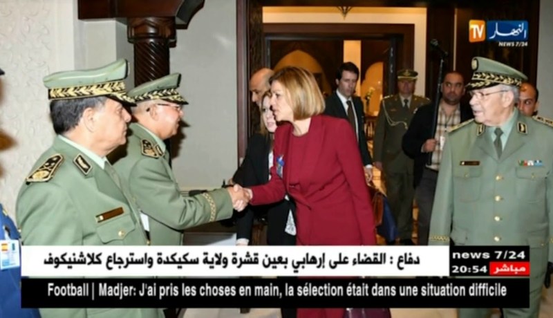 نائب وزير الدفاع الوطني يستقبل وزيرة الدفاع الإسبانية