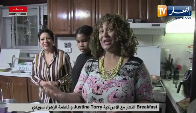 العاصمة: Breakfast النهار مع الأمريكية JUSTINA TORRY وفاطمة الزهراء سويدي