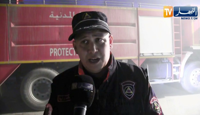 سيدي بلعباس: إندلاع حريق داخل سوق الخضر بوسط المدينة المعروف بسوق القرابة