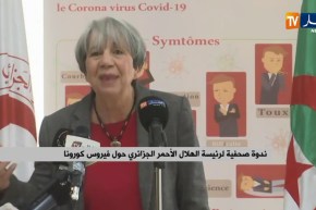 ندوة صحفية لرئيسة الهلال الأحمر الجزائري حول فيروس “كورونا”