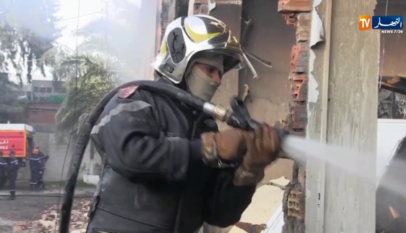 البليدة/ حريق مهول بمديرية العمران يصيب 3 أضخاص بحروق والنيران تلتهم 3 منازل