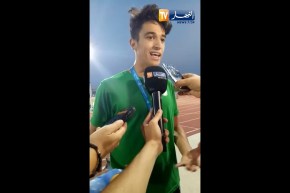 محمد تريكي ينال الميدالية فضية الوثب الطويل في ألعاب البحر الأبيض