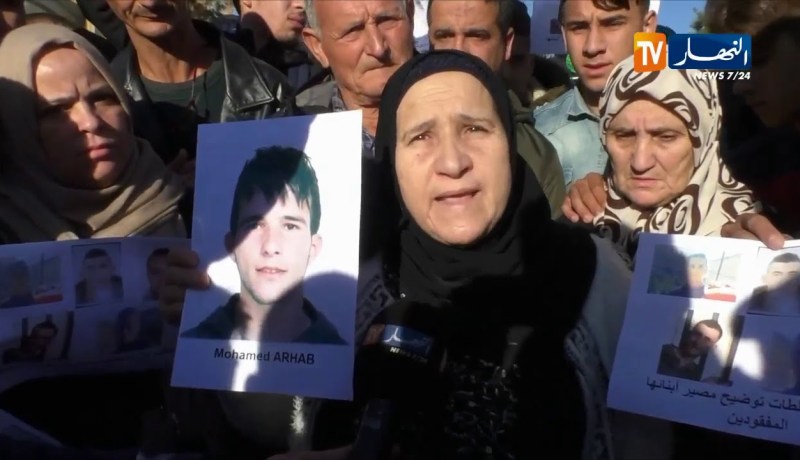 بومرداس: وقفة إحتجاجية لأهالي مهاجرين غير شرعيين مفقودين منذ اكتوبر 2018