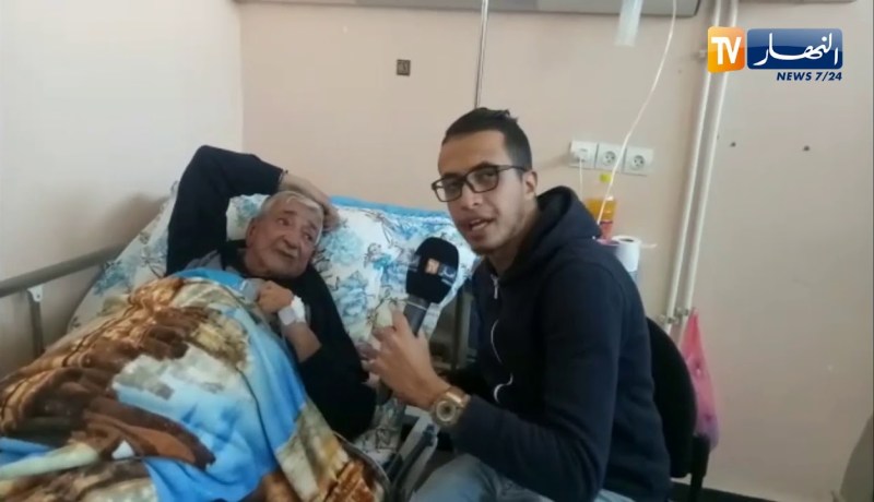 النهار تزور الفنان “حزيم” في المستشفى بسيدي بلعباس