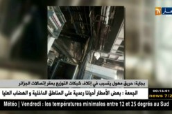 بجاية: حريق مهول يتسبب في إتلاف شبكات التوزيع بمقر إتصالات الجزائر