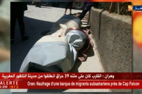 وهران : وفاة 15 حراق و إنقاذ 19 آخرين في حادث إنقلاب قاربهم