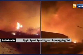 مديرية الحماية المدنية بتيبازة: وفرنا كل الامكانيات للسيطرة على الحرائق وعملية الإطفاء جد صعبة