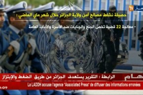 حصيلة نشاط مصالح أمن ولاية الجزائر خلال شهر ماي الماضي