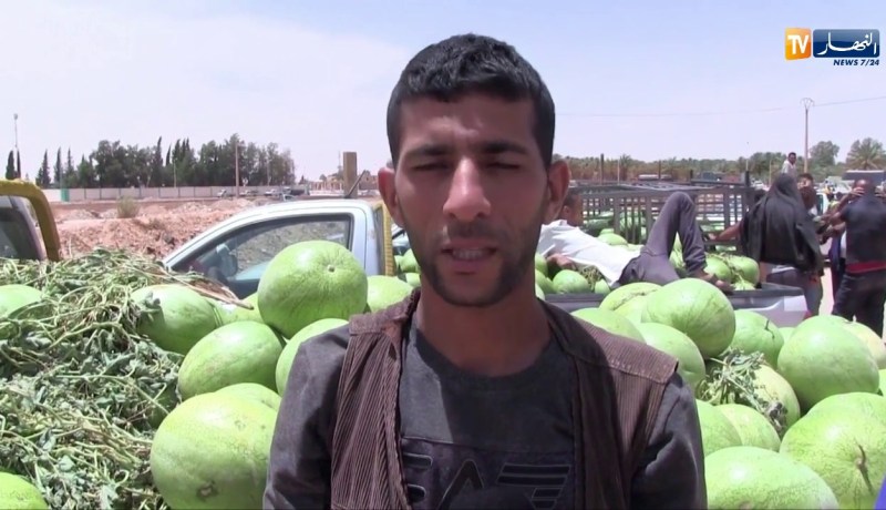 غرداية: سوق الدلاع بحاسي لفحل.. المورد الرئيس لأسواق الشمال