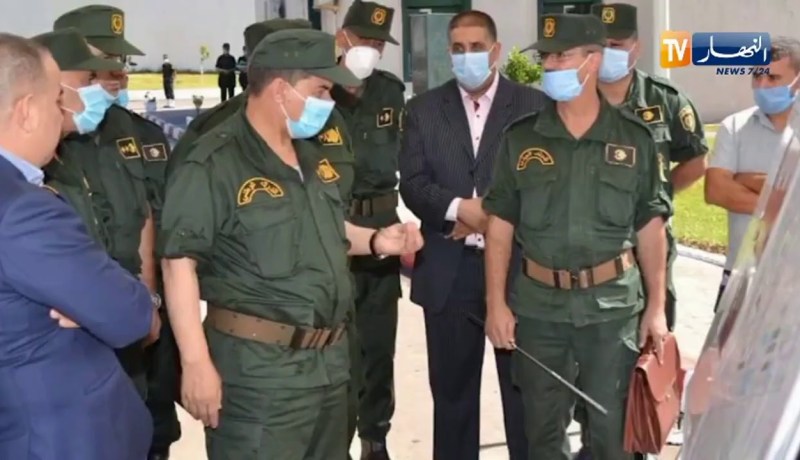 قائد الدرك الوطني في زيارة عمل وتفتيش إلى الناحية العسكرية الثانية