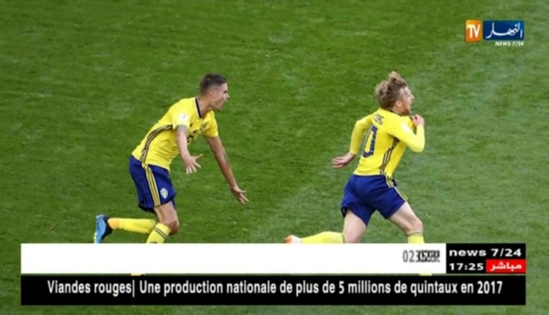 السويد تفوز على سويسرا بهدف لصفر و تبلغ ربع نهائي المونديال