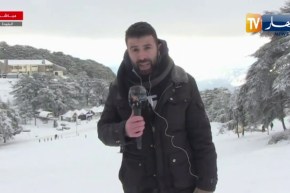 الحماية المدنية تنبه العائلات بعد إكتساء جبال الشريعة بالثلوج !!