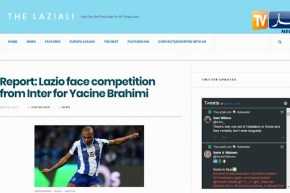 لازيو روما الإيطالي ينافس الإنتر وأرسنال على ضم ياسين براهيمي