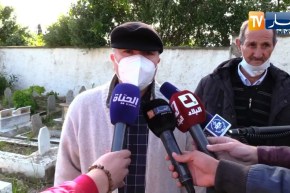 تشييع جثمان عبد الرحمان بن خالفة وزير المالية الاسبق بمقرة دالي إبراهيم