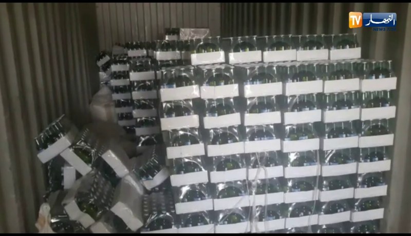 حجز كمية معتبرة من المشروبات الكحولية بمستغانم