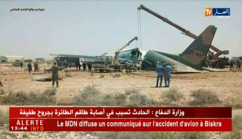 بسكرة: الطائرة من نوع HERCULE C-130 كانت خالية من الركاب