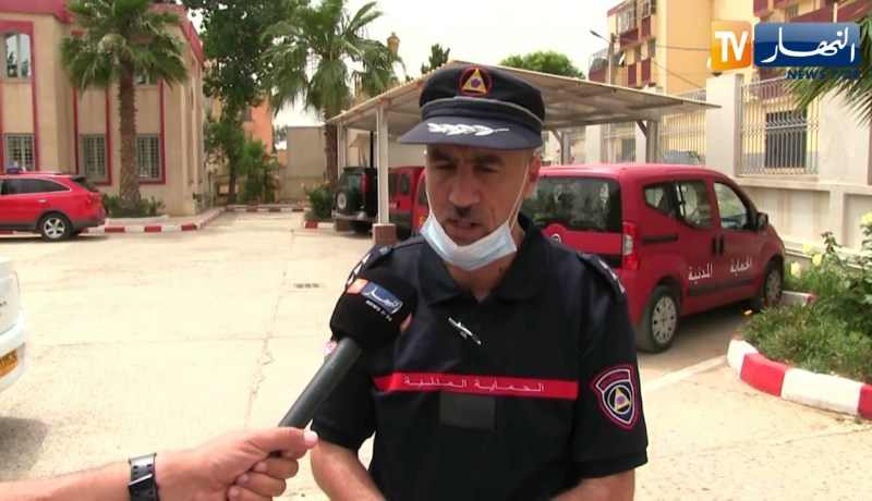 المدية: إخماد حريق بحديقة التسلية بلدية بن شيكاو