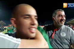 فرحة لاعبي الخضر بعد التأهل إلى نصف نهائي كأس أمم إفريقيا