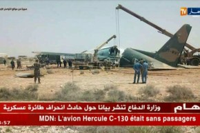 بسكرة: تسجيل أضرار مادية على مستوى الطائرة العسكرية والجرحى تم التكفل بهم