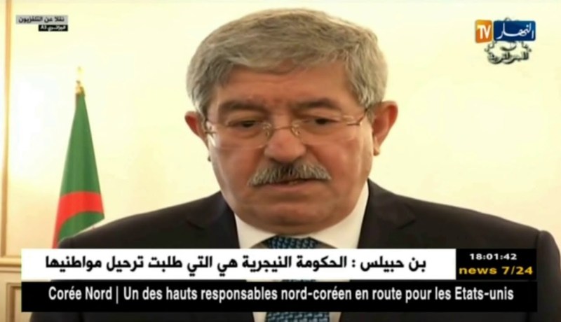 تصريح الوزير الأول “أحمد أويحيى” عقب لقاء الأطراف الليبية بقمة باريس