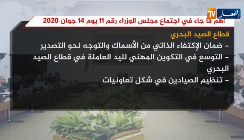 أهم ما جاء في اجتماع مجلس الوزراء رقم 11 يوم 14 جوان 2020