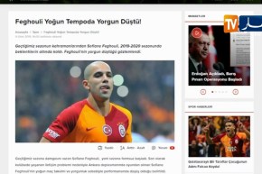 طبيب غلطة سراي يحذر الطاقم الفني للخضر من إجهاد فيغولي بسبب إصابته