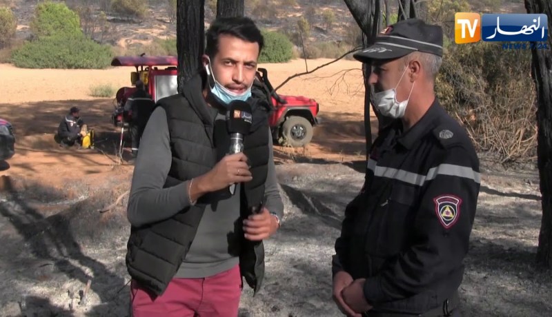 نقيب بالمديرية الحماية المدنية في سيدي بلعاس: سجلنا عدة حرائق بالولاية خاصة حريق كبير بغابة اللّوزة