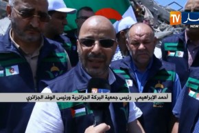 غزة: وفد جزائري يزور الأماكن التي إستهدفها طيران الإحتلال الإسرائيلي