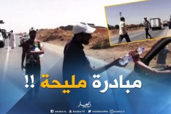 تيارت / توزيع المياه المعدنية مجانا على عابري الطريق في عملية تضامنية بالسوقر !!