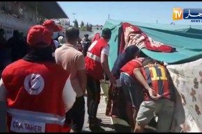 لحظة تسجيل الهزة الأرضية في القرارم بميلة