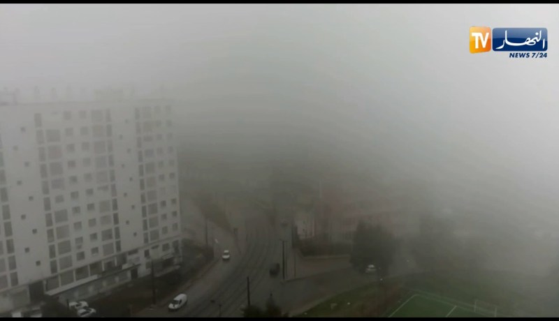ضباب كثيف يغطي ولاية قسنطينة
