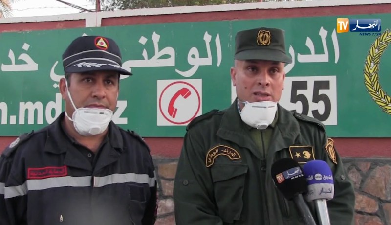 أدرار/ الدرك الوطني ينظم حملات تحسيس وتعقيم للوقاية من وباء كورونا