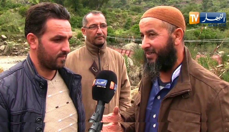 جيجل: إنهيار معبر الصمود يعزل سكان قرية بني فرح الجبلية