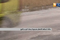 باتنة: تساقط الأمطار مصحوبة بحبات البرد وثلوج