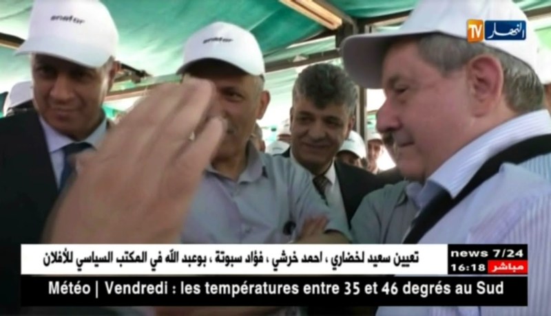 ولد قدور في زيارة لحاسي مسعود للوقوف على سير الأشغال في المنشآت النفطية