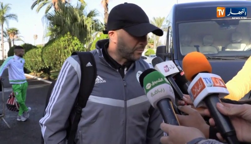 بلماضي: “محرز غير معني بسفرية بوتسوانا ونحن ذاهبون من أجل الفوز”