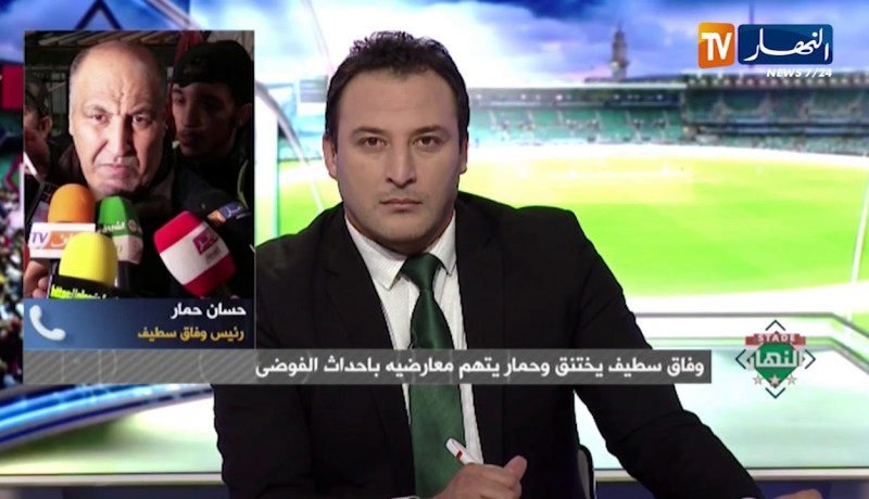 حسان حمار: ” لي قال مارانيش رئيس نادي وفاق سطيف يجي نعطيه الدليل ” ..