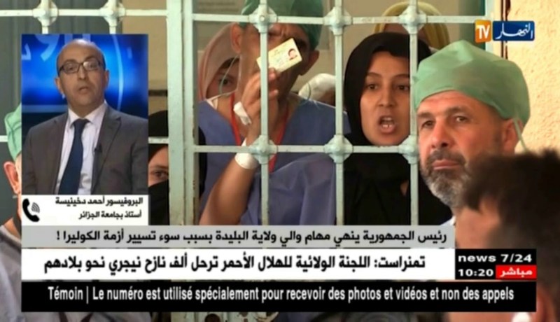 بروفيسور: “والي البليدة فشل في تسيير أزمة الكوليرا..وهذا الفشل شوّه صورته”