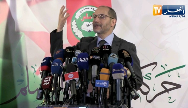 مقري: نجاح حركة مجتمع السلم في الإنتخابات التشريعية هو نجاح للجزائر