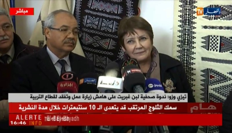 تيزي وزو: ندوة صحفية لبن غبريت على هامش زيارة عمل وتفقد لقطاع التربية