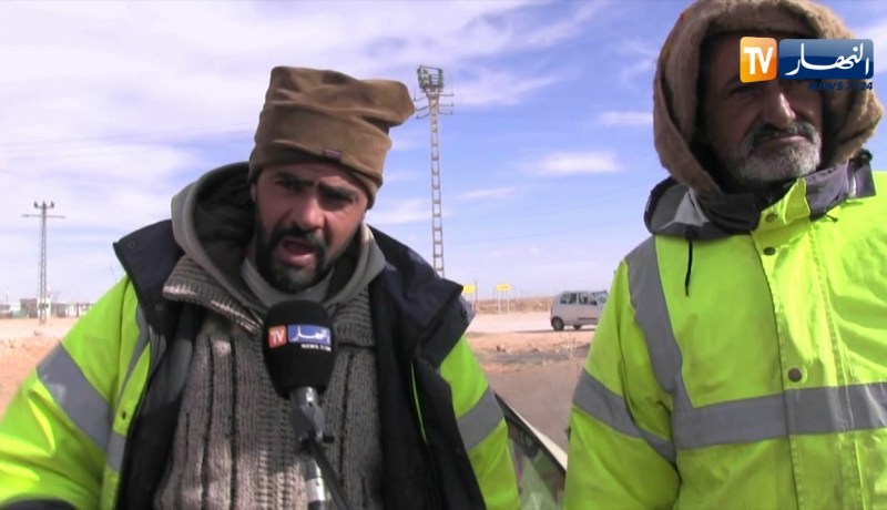 النعامة: عاملان بمحطة توليد الطاقة الكهربائية بتويفزة يواصلان إعتصامهما