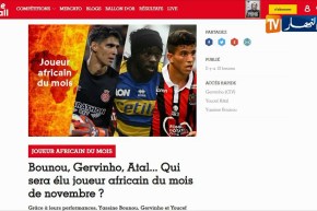 يوسف عطال مرشح لجائزة أفضل إفريقي في أوروبا لشهر نوفمبر