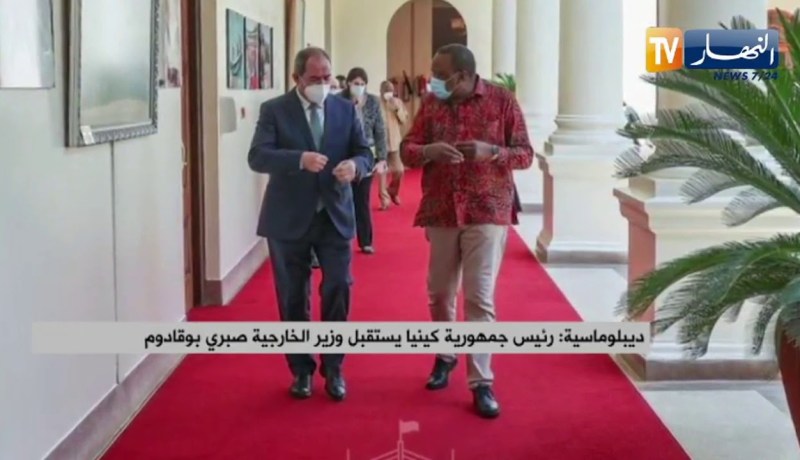 دبلوماسية: رئيس جمهورية كينيا يستقبل وزير الخارجية صبري بوقادوم