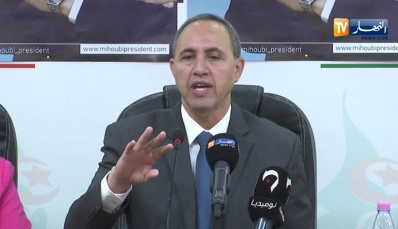 ميهوبي: “من أولويات برنامجي الإستشارة الشعبية”