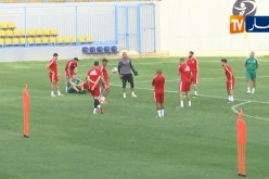 أول حصة تدريبية للخضر بعد مباراة كوت ديفوار بمعلب بتروسبورت