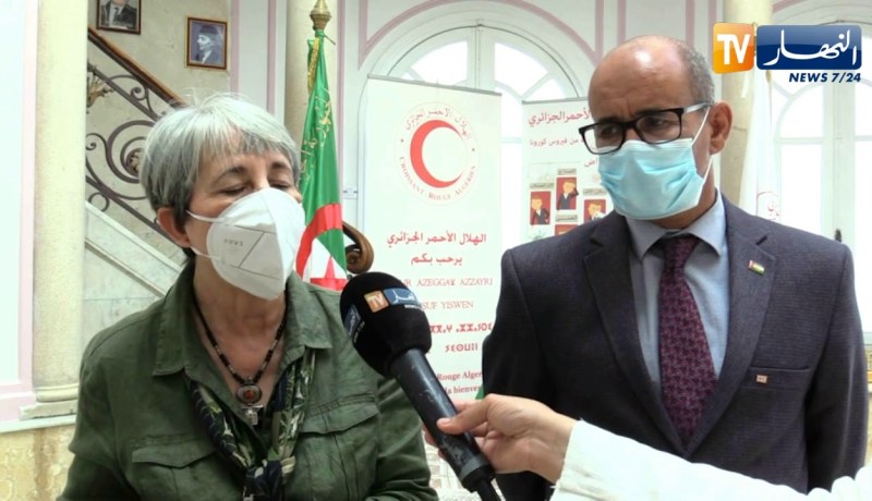 الهلال الأحمر الجزائري: 8000 كمامة لمؤسسات إعادة الإدماج والتربية وللشعب الصحراوي