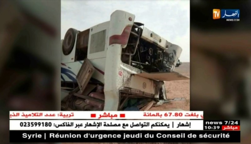 أدرار: هلاك ثلاثة أشخاص و18 جريح في حادث إنقلاب حافلة