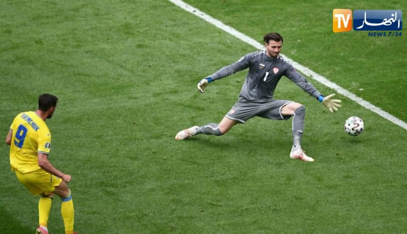 أوكرانيا تحقق أول فوز وتبعث بمقدونيا خارج اليورو
